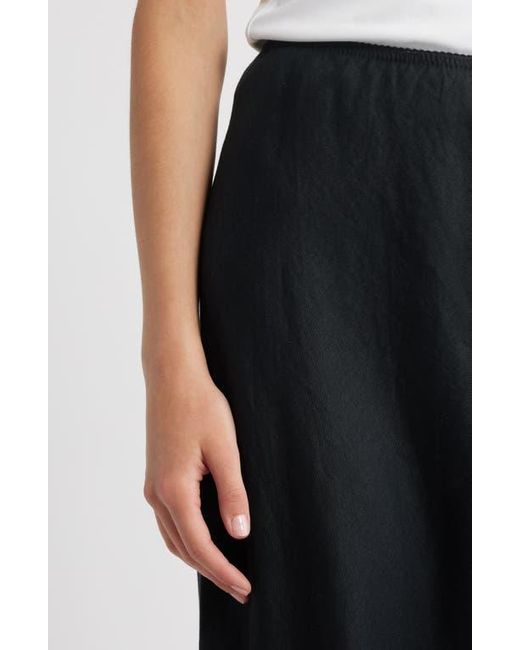 Doen Black Lavon Linen Wide Leg Pants