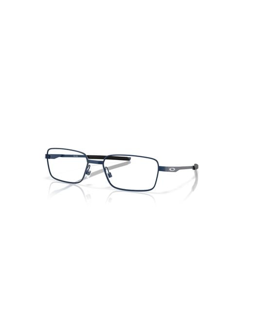 Oakley Blue 55Mm Rectangle Optical Glasses for men