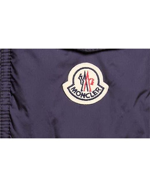 Moncler Blue Verith Hooded Down Jacket for men