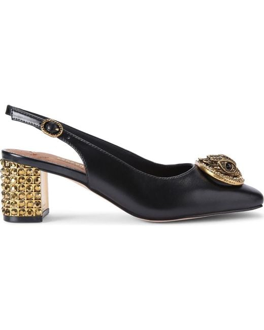 Kurt Geiger Black Chelsea Slingback Pump