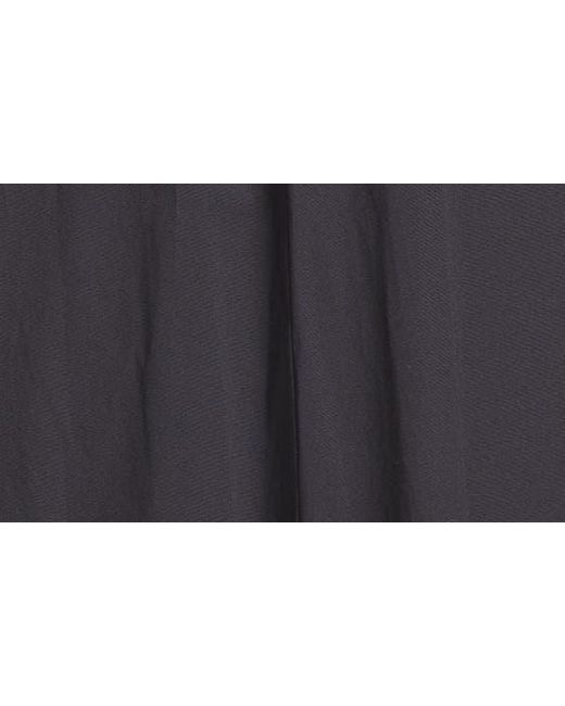 Staud Black Joan A-line Shirtdress