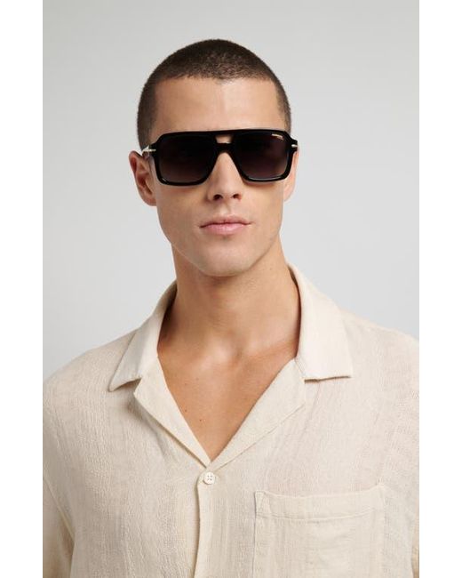 Carrera Black 56Mm Gradient Square Sunglasses for men