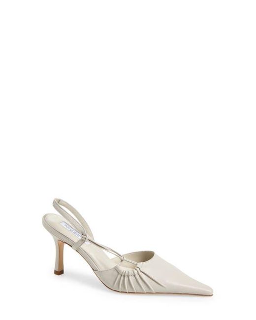Tony Bianco White Sakai Slingback Pointed Toe Pump