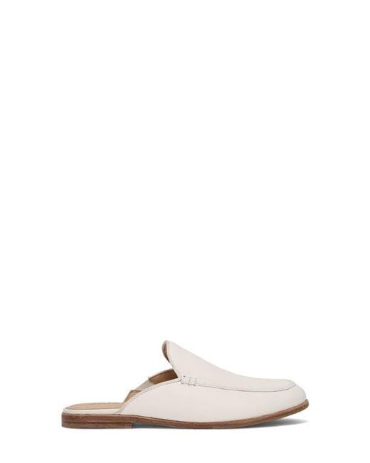 Frye White Faith Mule