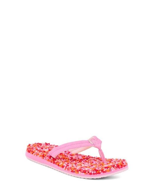 Sanuk Pink Bubblecush Flip Flop
