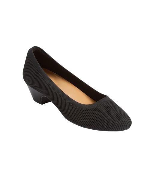 Comfortview Black The Briley Slip On Pump