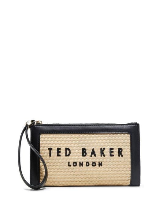 Ted Baker Gray Naomi Wristlet