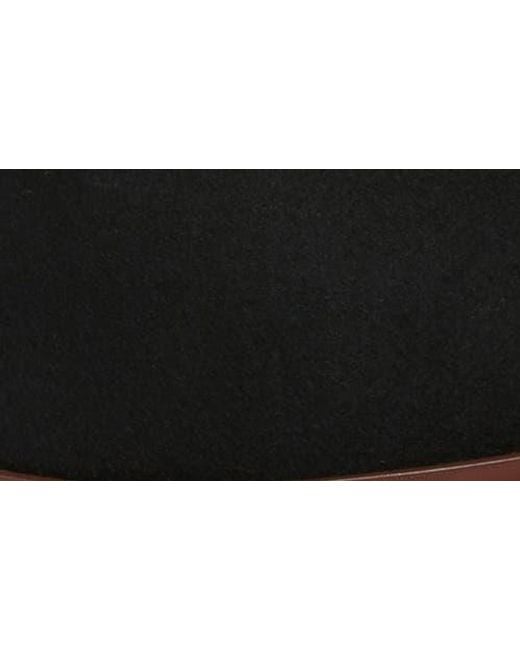 Brixton Black Messer Fedora Hat