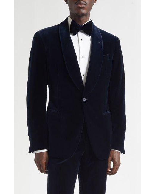 Ralph Lauren Blue Classic Velveteen Dinner Jacket for men