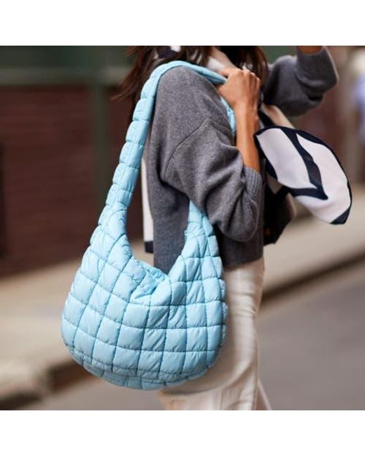 Youzey Blue Cloud 9 Puffer Bag