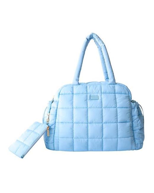 augustnoa Blue Weekender Duffle Bag