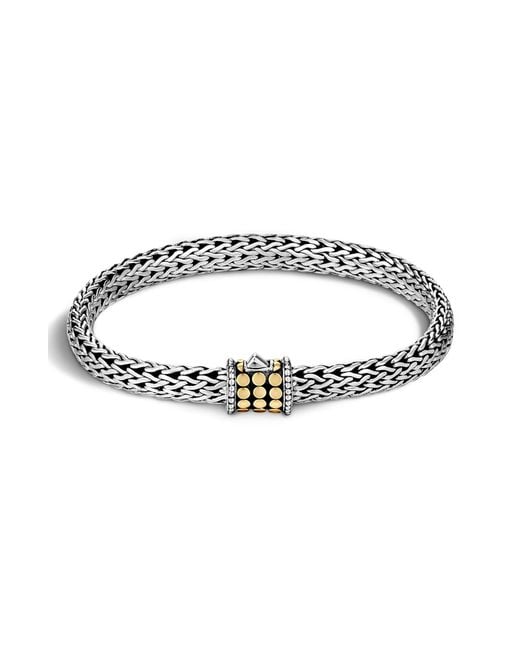 John Hardy Metallic Dot Chain Bracelet