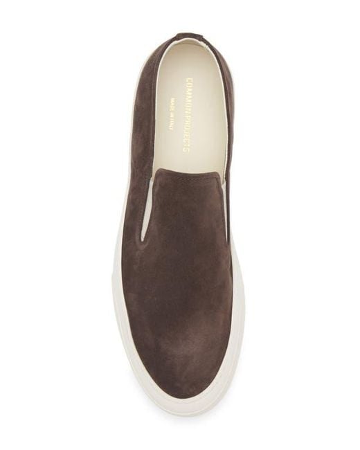 Common Projects Brown Slip-On Sneaker for men
