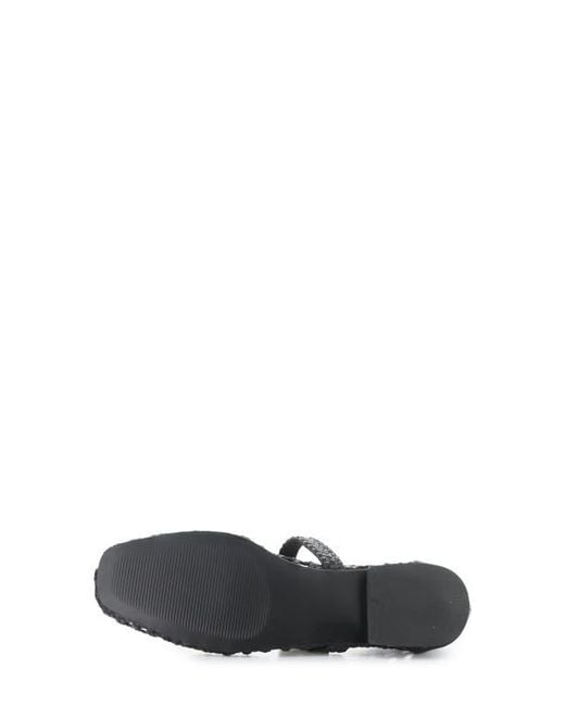 Bos. & Co. Black Wilda Mary Jane Flat