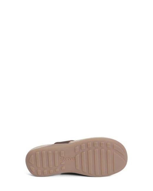 Strive Gray Capri Iv Toe Loop Sandal