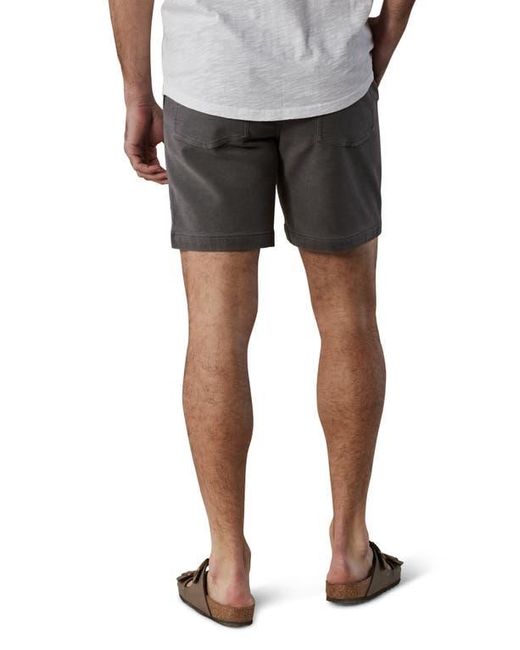 The Normal Brand Black Comfort Terry Utility Shorts for men
