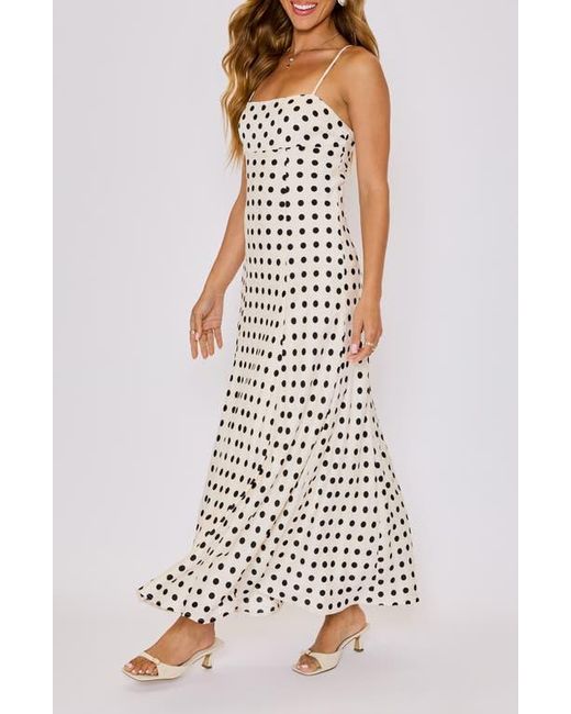 Vici Collection Multicolor Paulina Polka Dot Maxi Dress