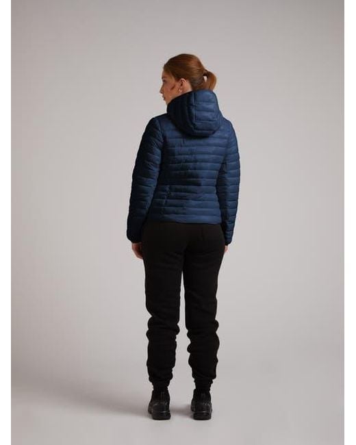 Jacket Blue Satell1Te Padded Hooded Jacket