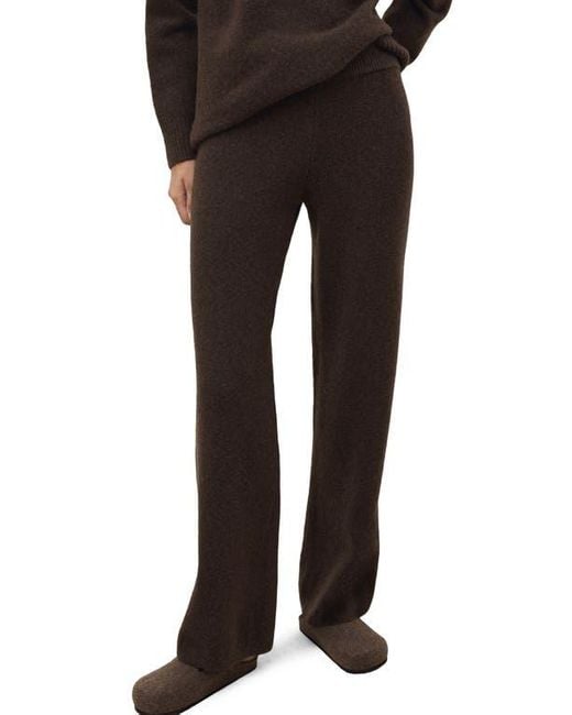 Mango Black Knit Pants
