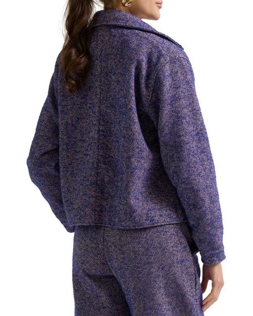 Cache Coeur Blue Pippa Maternity Jacket
