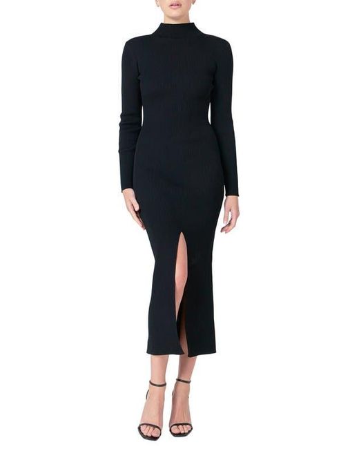 endless rose lace mock neck midi dress Women's Endless Rose Midi Dresses
