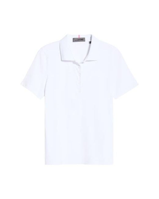 G/FORE White Tech Rib Golf Polo