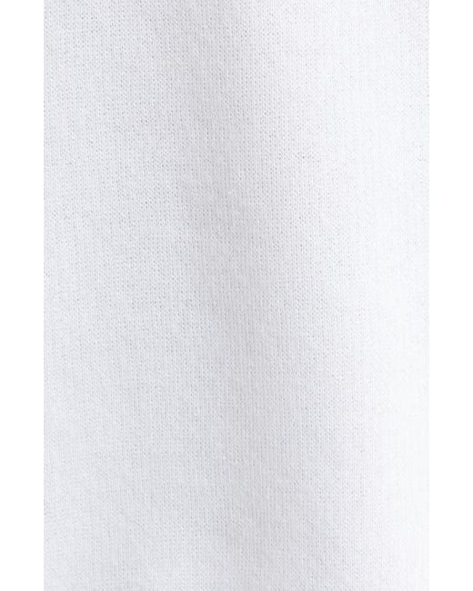 Caslon White Warm Waves Lazy Days Embroidered Sweatshirt