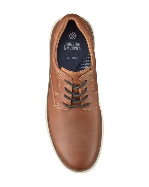 Johnston & Murphy Brown Mcguffey 2 Plain Toe Derby for men