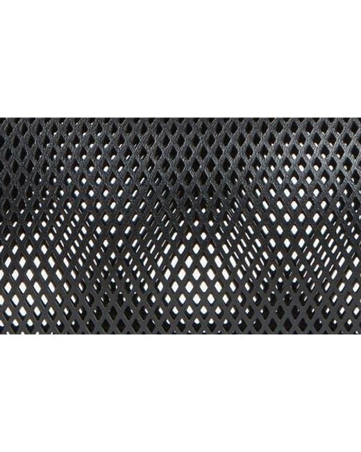 Alaïa Black Medium Le Teckel East/West Perforated Leather Shoulder Bag