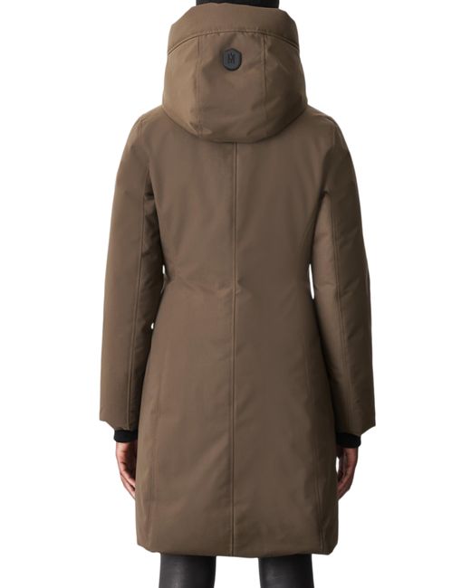 Mackage Brown Shiloh Water Resistant Down Parka