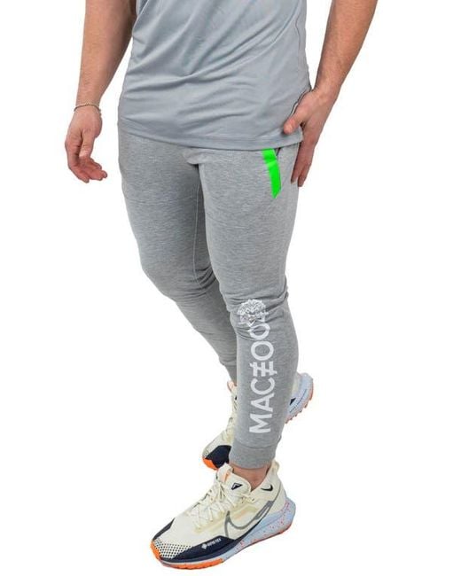 Maceoo Gray Shield Joggers for men