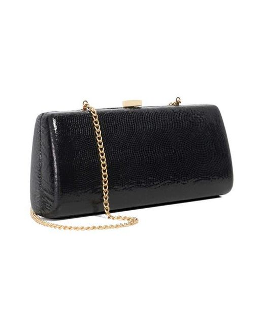Dune Gray Belinda Frame Clutch