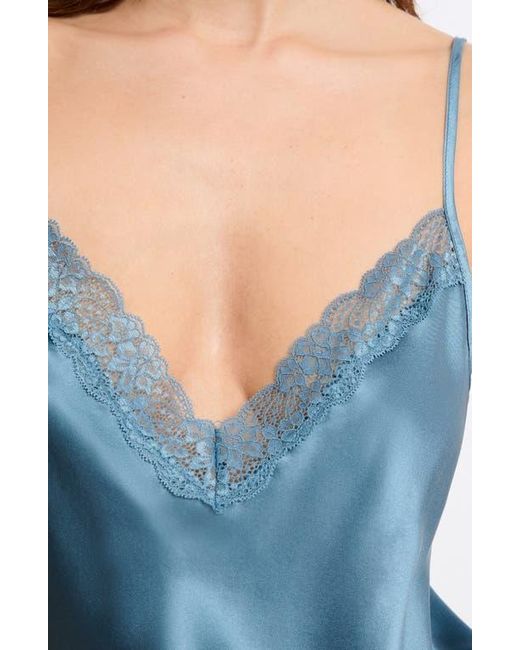Etam Blue Milky Silk Camisole