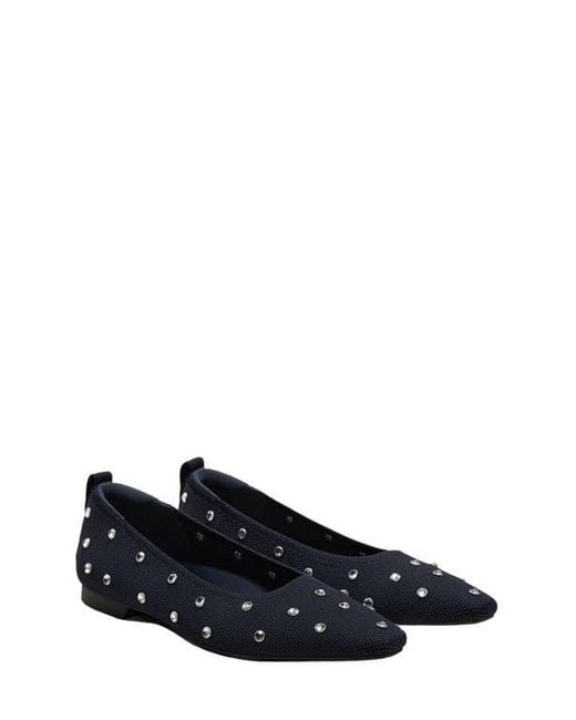 VIVAIA Black Mini Square-Toe Flats