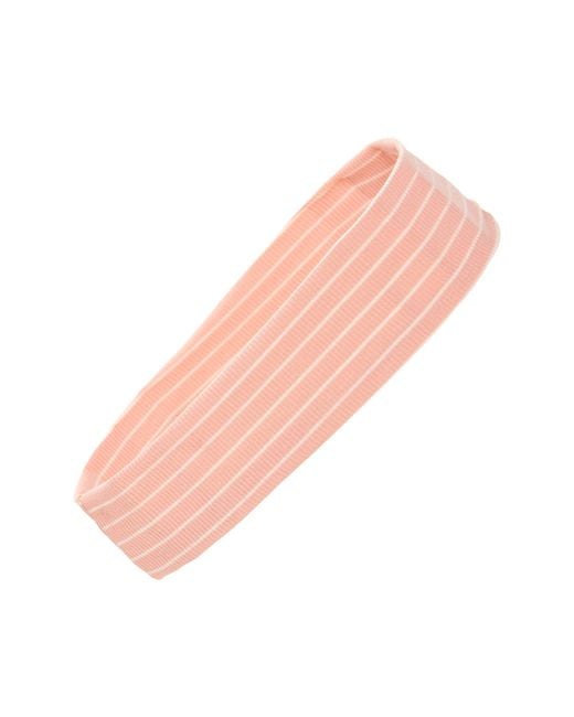 Tasha Pink Stripe Rib Head Wrap