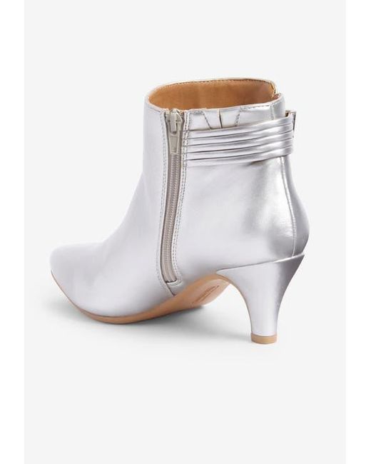 Comfortview White The Decima Bootie