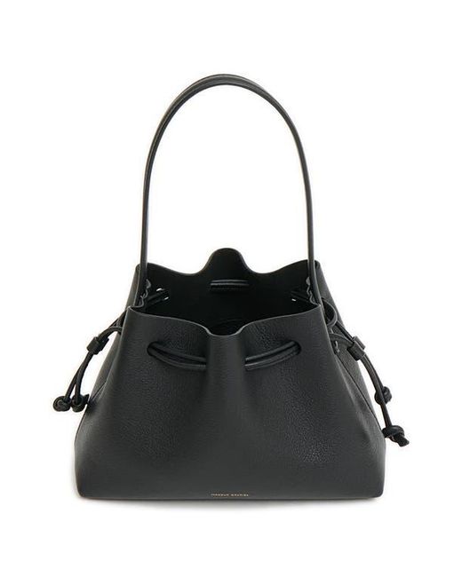 Mansur Gavriel Black Drawstring Pouchette