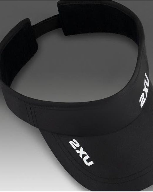 2xu Black Run Visor