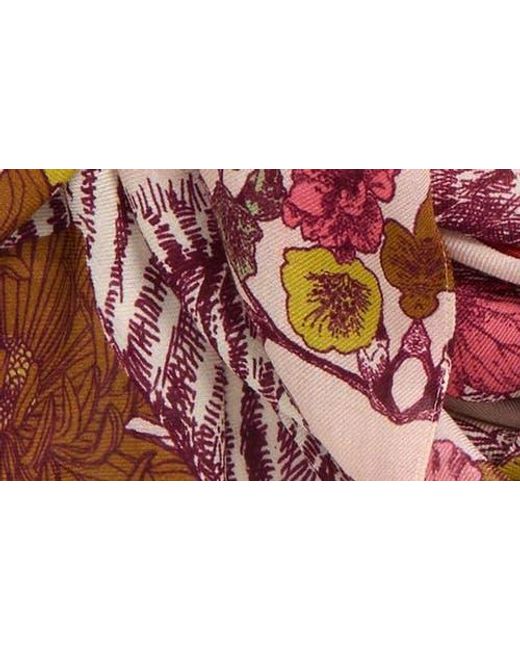 Echo Red Central Park Square Scarf