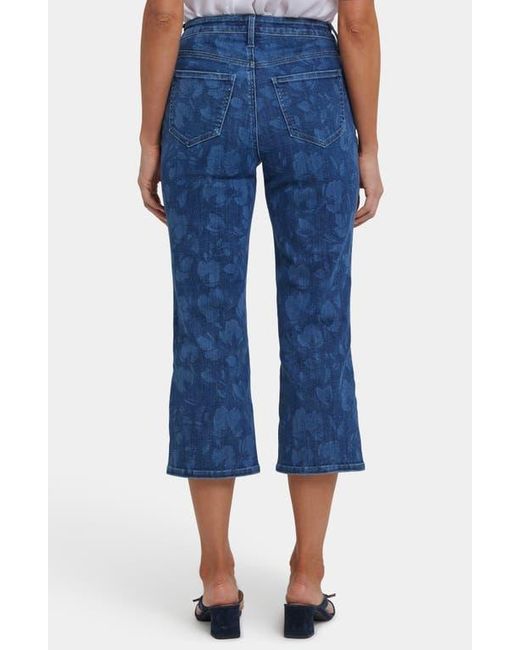 NYDJ Blue Joni High Waist Relaxed Capri Jeans