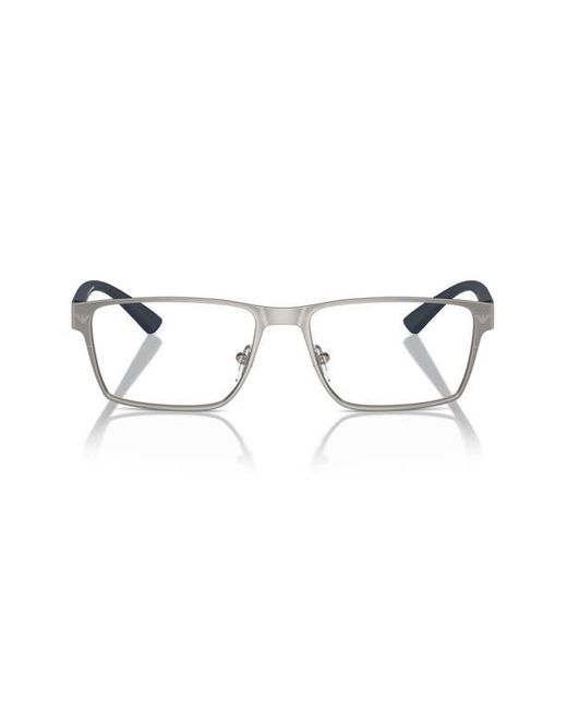 Emporio Armani Multicolor 53Mm Rectangle Optical Glasses for men