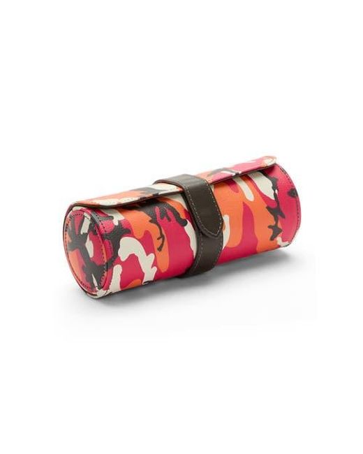 Wolf Red Elements Triple Watch Roll With Capsule for men