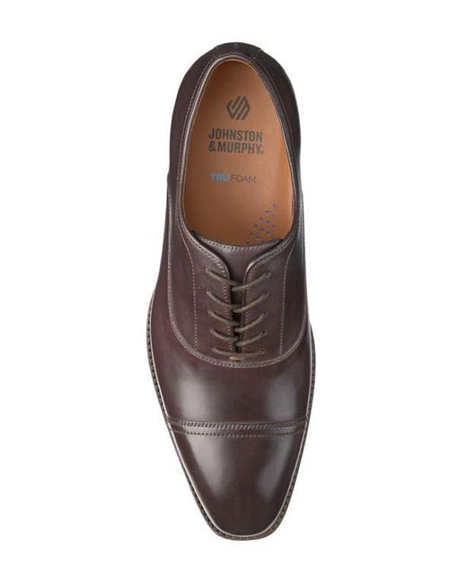 Johnston & Murphy Brown Sullivan Cap Toe Oxford for men