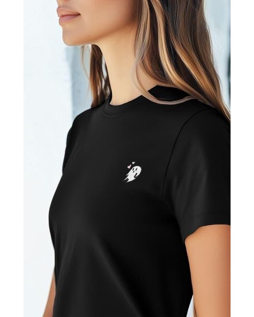 Alix Black Heartly Ghost Tee