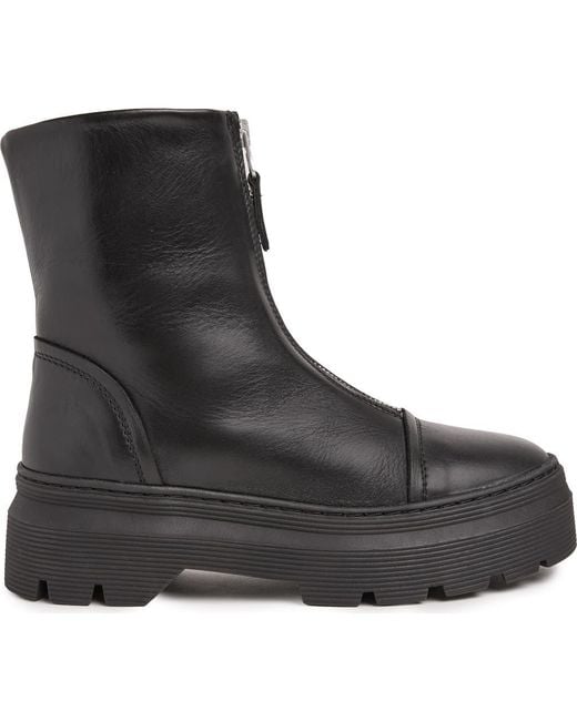 Celtic & Co. Black Front Zip Boots
