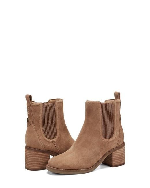 Earth Brown Cassi Side Zip Boot