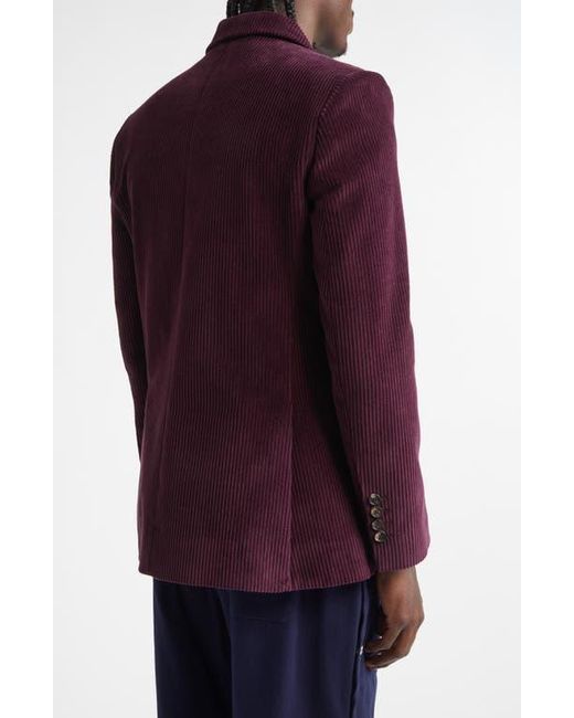 Bode Purple Corduroy Suit Jacket for men