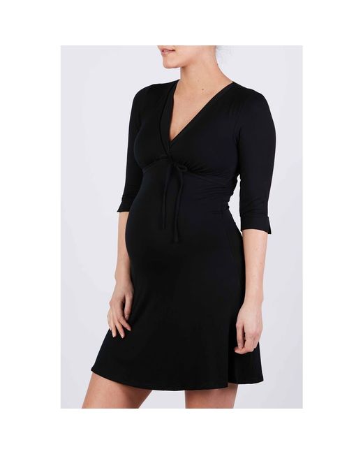 Cache Coeur Black Milk Maternity And Nursing Nightgown