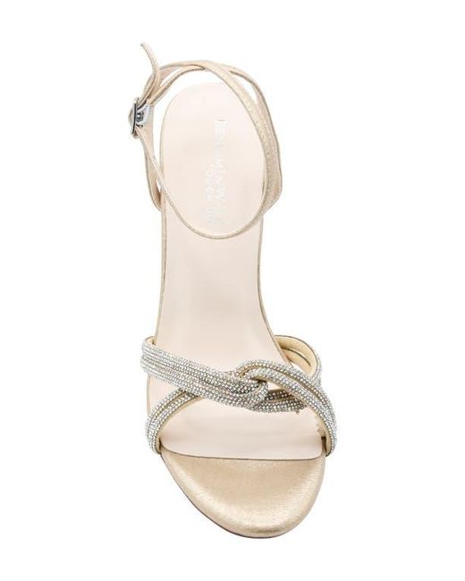 Touch Ups White Miche Ankle Strap Sandal