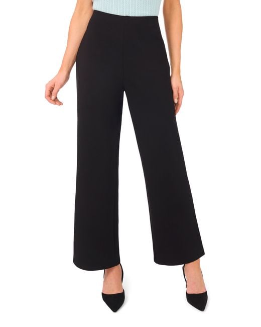 Halogen® Black Ponte Straight Leg Pants